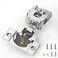 FURNIWARE Closing Speed Control 20 Pack 1 Inch Overlay Soft Close Hinges for Face Frame Cabinet 4D Adjustment Stainless Steel Kitchen Cabinet Hardware 105 Open Concealed Self Closing Hinge