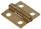 Hillman Brass Light Narrow Door Hinges with Removable Pin 112 2 Pack 592587