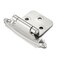 Vallecloud 10 Pack 5 Pair Brushed Satin Nickel SelfClosing Cabinet Hinges for Flush Mount Kitchen Cabinet Door 12 Overlay Variable Face Frame SemiConcealed Hinges
