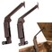 ANTEISI Antique Copper Lid Support Hinges with SpringCoffee Table Lifting Hardware79 Inches 2Pack