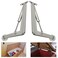 Hingex 250N Heavy Duty Soft Close Lid Support Hinge Chest Hinges Heavy Lid Hinges for Wooden Box Trunk Large Toy Box Hinges Soft Close Slow Lowering Support 80lbs2pcs