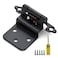 Ravinte 20Pack 10Pairs 38inch Inset Cabinet Door Hinges Kitchen Cabinet Hinges Black SemiConcealed Hinges Face Mount Cabinet Hardware SelfClosing Cabinet Hinges with Door BumpersScrewdriver
