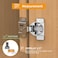 Chibery 50 Pack 12 Overlay 3D Soft Close Concealed Hinge Face Frame Door Small Angle Slow Close Self Closing Hidden Satin Nickel 105 Concealed Stainless Steel Hinges for Kitchen Cabinet Door