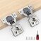 Furniware 10 Pack 5 Pairs 12 inch Overlay Soft Close Hinges for Face Frame Kitchen Cabinet Hinges Satin Nickel 3 Way Adjustability Concealed Soft Close Hinges Damper Self Closing