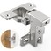 Chibery 20 Pack Face Frame Inset Cabinet Hinges Soft Close 105 Insert Concealed Cabinet Slide on Plate Smooth Slow Self Closing Silent Hardware 3D Heavy Duty for Blind Corner Kitchen Cupboard