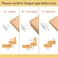 Donanim 12 White Overlay Cabinet Hinges 30 Pack 15 Pairs Self Closing Flush Face Mount Cabinet Hardware Hinges for Kitchen Cabinet Doors