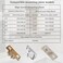 Quini Replacement for Blum 110 Cabinet Hinges Hinge Back Model 303101102 Blum 110 Degrees Screw On Compact 33 Hinge for Cabinet Doors Without Mounting Plate and Screws 8 Pack