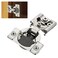 Home Expert 10 Pack 5 Pairs 12 Overlay Soft Close Cabinet Hinges Satin Nickel Stainless Steel Concealed Hinges with 3D SelfClosing for Face Frame Doors Kitchens