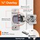DecoBasics 40 Pack20 Pair 12 Overlay Soft Close Cabinet Hinges for Kitchen Bath Concealed Soft Close Hinge for cabinet Door w Self Closing Damper Easy Upgrade Stainless Steel Last a Lifetime