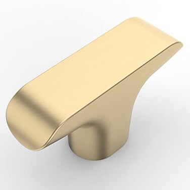 Amerdeco 10 Pack Brushed Brass Cabinet Knobs 2 Inch50MM Kitchen Cabinet Pulls Drawer Knob Knob for Dresser Drawers Knobs and Pulls for Bathroom Cabinets
