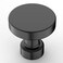 Amerdeco 10 Pack Matte Black Kitchen Cabinet Knobs Single Hole Cabinet Pulls Round Drawer Knobs Dresser Knobs and Pulls for Bathroom Cabinets