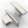 Amerdeco 10 Pack Brushed Satin Nickel Cabinet Knobs 2 Inch 50MM Single Hole Cabinet Pulls Kitchen Cabinet Knobs Drawer Knobs ZH0026