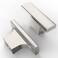 Amerdeco 10 Pack Brushed Satin Nickel Cabinet Knobs 2 Inch 50MM Single Hole Cabinet Pulls Kitchen Cabinet Knobs Drawer Knobs ZH0026