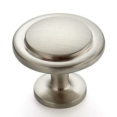 Ravinte 35 Pack 114 Inch Kitchen Cabinet Knobs Brushed Nickel Zinc Drawer Pulls and Door Handles for Dressers