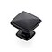 Ravinte 5 Pack Matte Black Kitchen Cabinet Square Knob Single Hole Cabinet Hardware for Dresser Drawer Cabinet Pulls Drawer Knobs Cabinet Knobs