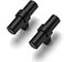 Goldenwarm 30 Pack Black Cabinet Knobs Kitchen Cabinet Handles Dresser Drawer Pulls Tbar Closet Knobs