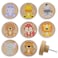 Lasyman 8Pack 18 Wood Cute Nursery Kids Dresser Unique Cabinet Knobs Animal Drawer Pulls Wooden Knob