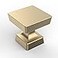 Asidrama 10 Pack 114 inch Brushed Brass Kitchen Cabinet Knobs Gold Dresser Knobs Drawer Knobs Cabinet Hardware Zinc Knobs for Dresser Drawers