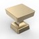 Asidrama 10 Pack 114 inch Brushed Brass Kitchen Cabinet Knobs Gold Dresser Knobs Drawer Knobs Cabinet Hardware Zinc Knobs for Dresser Drawers
