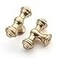Asidrama 10 Pack Brushed Brass Cabinet Knobs Gold Dresser Drawer Knobs for Kitchen Cabinet Hardware