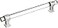 Amerock Cabinet Pull ClearPolished Nickel 6516 inch 160 mm CentertoCenter Glacio 1 Pack Drawer Pull Drawer Handle Cabinet Hardware