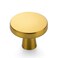 Ravinte 10 Pack Drawer Pulls 114 Inch Kitchen Cabinet Knobs Solid Brushed Brass Round Dresser Drawer Knobs Gold Dresser Knobs Drawer Knobs Simple Cabinet Hardware for Cupboard Drawer Pulls