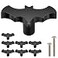 Gothvanity Gothic Bat Cabinet Knobs 8 Pack Black Gothic Decor Handles for Kitchen Cabinet Drawer Dresser Cupboard Wooden 26x13 Inches