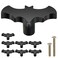 Gothvanity Gothic Bat Cabinet Knobs 8 Pack Black Gothic Decor Handles for Kitchen Cabinet Drawer Dresser Cupboard Wooden 26x13 Inches
