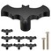 Gothvanity Gothic Bat Cabinet Knobs 8 Pack Black Gothic Decor Handles for Kitchen Cabinet Drawer Dresser Cupboard Wooden 26x13 Inches
