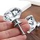 NORTHERN BROTHERS 20 Pack 30mm Crystal Cabinet Knobs Diamond Glass Drawer Knobs with 3 Screw Sizes for Dresser Kitchen Bathroom Silver