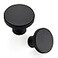 Ravinte 30 Pack Cabinet Knobs Black Kitchen Cabinet Knobs Round Dresser Drawer Pulls Closet Door Pulls 115 Inch