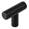 Design House 10Pack TPull Cabinet Handles 112Inch Cabinet Knobs Modern Kitchen Cabinet Handles in Matte Black Drawer Pulls for Dressers Cupboards and Cabinets 208074