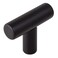 Design House 10Pack TPull Cabinet Handles 112Inch Cabinet Knobs Modern Kitchen Cabinet Handles in Matte Black Drawer Pulls for Dressers Cupboards and Cabinets 208074