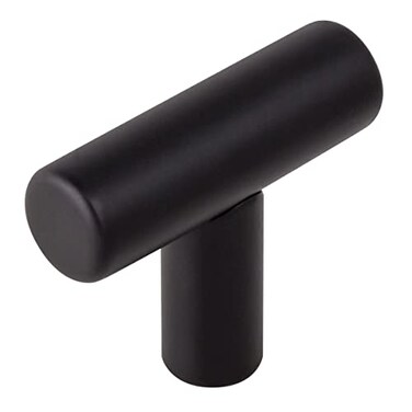 Design House 10Pack TPull Cabinet Handles 112Inch Cabinet Knobs Modern Kitchen Cabinet Handles in Matte Black Drawer Pulls for Dressers Cupboards and Cabinets 208074