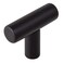 Design House 10Pack TPull Cabinet Handles 112Inch Cabinet Knobs Modern Kitchen Cabinet Handles in Matte Black Drawer Pulls for Dressers Cupboards and Cabinets 208074