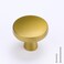 goldenwarm 20 Pack Brushed Brass Cabinet Knobs for Modern Kitchen Hardware Handles Gold Round Drawer Knob for Closet Bifold Cabinets Pulls127 Inch