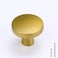 goldenwarm 20 Pack Brushed Brass Cabinet Knobs for Modern Kitchen Hardware Handles Gold Round Drawer Knob for Closet Bifold Cabinets Pulls127 Inch