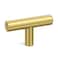 goldenwarm Gold Cabinet Knobs Brushed Gold Cabinet Knobs LS201GD Brass Drawer Pull Handles Bathroom Cupboard Handles Desk Furniture Hardware 50mm2in Overall Length50Pack