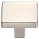 KOOFIZO 10 Pack Brushed Nickel Cabinet Knobs Stain Nickel Drawer Knobs K03 Square Single Hole Cabinet Pulls for Cabinets Drawer Dresser Cupboard Bedroom Closet Bathroom Vanity