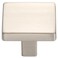 KOOFIZO 10 Pack Brushed Nickel Cabinet Knobs Stain Nickel Drawer Knobs K03 Square Single Hole Cabinet Pulls for Cabinets Drawer Dresser Cupboard Bedroom Closet Bathroom Vanity