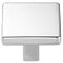 KOOFIZO 10 Pack Polished Chrome Cabinet Knobs Chrome Drawer Knobs K03 Square Single Hole Cabinet Pulls for Cabinets Drawer Dresser Cupboard Bedroom Closet Bathroom Vanity