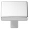 KOOFIZO 10 Pack Polished Chrome Cabinet Knobs Chrome Drawer Knobs K03 Square Single Hole Cabinet Pulls for Cabinets Drawer Dresser Cupboard Bedroom Closet Bathroom Vanity