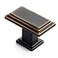 Ravinte Cabinet Knobs Rectangular Kitchen Drawer Knobs for Cabinets and Dresser OilRubbed Bronze 30 Pack
