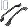 KOOFIZO 10 Pack 5 Inch Black Kitchen Cabinet Pulls Matte Black Cabinet Handles Black Cabinet Hardware for Kitchen Cabinets 1958 Drawer Dresser Cupboard Bedroom