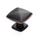 Ravinte 25 Pack OilRubbed Bronze Kitchen Cabinet Square Knob Single Hole Cabinet Hardware for Dresser Drawer Cabinet Pulls Drawer Knobs Cabinet Knobs