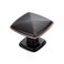 Ravinte 25 Pack OilRubbed Bronze Kitchen Cabinet Square Knob Single Hole Cabinet Hardware for Dresser Drawer Cabinet Pulls Drawer Knobs Cabinet Knobs