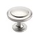 Alzassbg 5 Pack Brushed Satin Nickel Cabinet Knobs 114 Inch Diameter Round Kitchen Knobs for Cabinets and Drawers AL6012SN