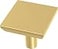 Franklin Brass 10Pack Modern Gold Cabinet Knobs for Dressers Drawers Kitchen Cabinet Door Vanity Furniture Closet Knobs 118 Inch Square Simple Square