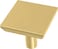 Franklin Brass 10Pack Modern Gold Cabinet Knobs for Dressers Drawers Kitchen Cabinet Door Vanity Furniture Closet Knobs 118 Inch Square Simple Square