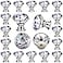 Hotop 30 Pieces Crystal Drawer Knobs Clear 30mm Diamond Crystal Dresser Knobs Glass Cabinet Pulls Handles with Screws for Kitchen Office Bathroom Cabinet Silver
